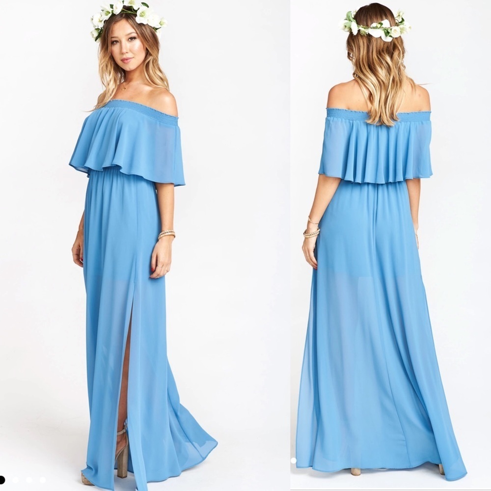 Show Me Your Mumu Hacienda Coastal Blue Maxi Large